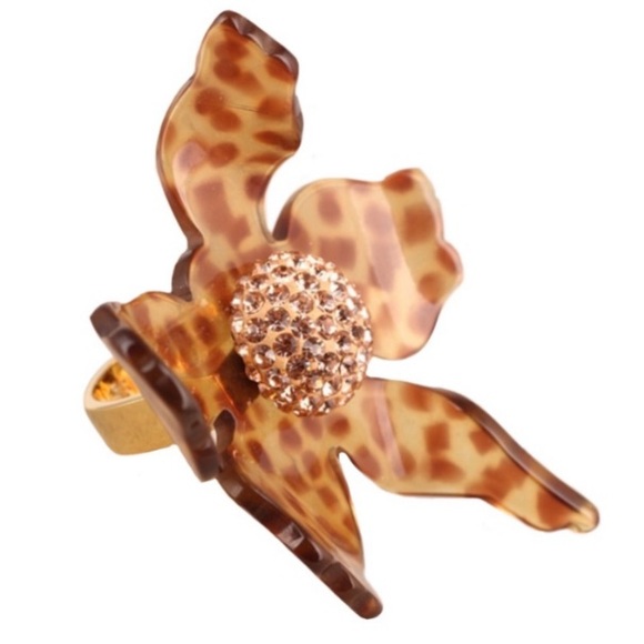 LELE Sadoughi leopard paper LELE Ring size 7 - Picture 2 of 7